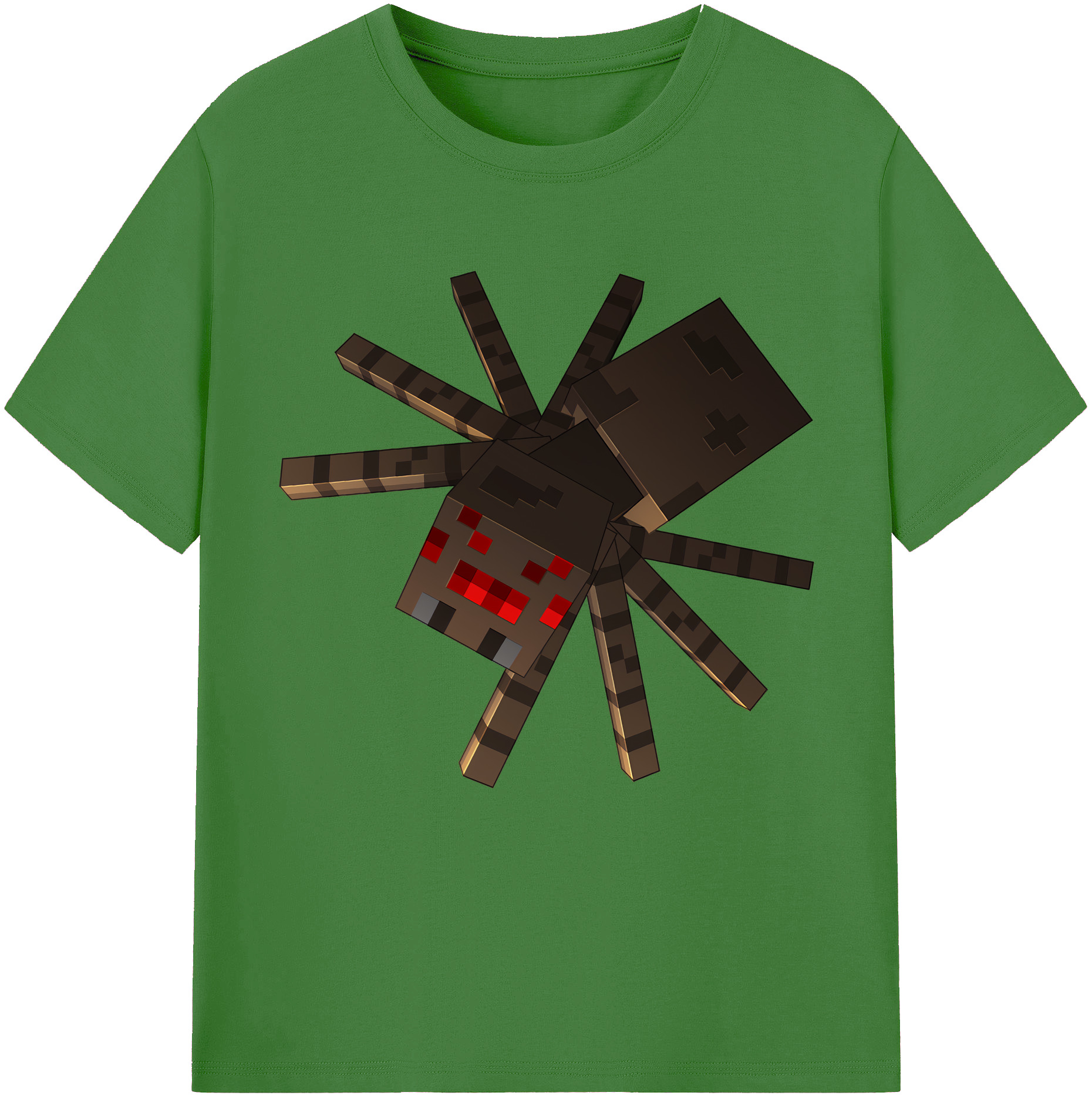 （画像用） マインクラフト ブロックの世界 Minecraft MC Block world レディースカジュアルプリントTシャツ（綿100％）